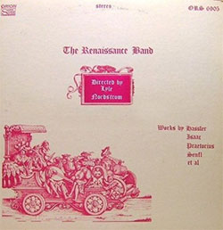 The Renaissance Band - Stanford Collegium Musicum album cover